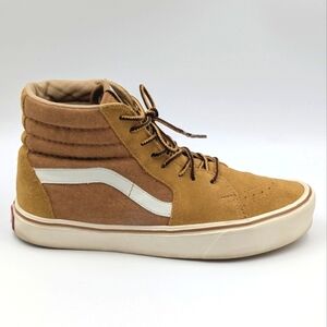 Vans SK-8 Hi Lite Wheat Suede Sneakers